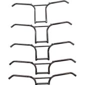 Skinz, Mountain Riser Bars-2" Rise w/hooks, RBH2M-BK