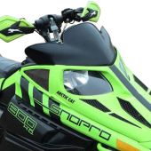 Arctic Cat, FLAT BLACK EXTREME LOW WINDSHIELD 5606-984, 2008-2020 Jag/Bearcat/F/Lynx