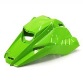 Arctic Cat, MED GREEN 120 HOOD W/WARNING DECALS 6718-475, 2020-2021 ZR 120