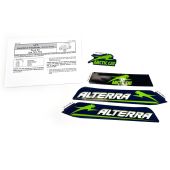 Arctic Cat Rebrand Decal Kit 7411-337, 2019 ALTERRA 300 EARTH BLUE
