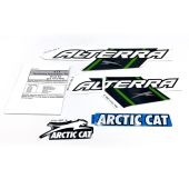 Arctic Cat Rebrand Decal Kit 7411-384, 2018 ALTERRA 150 WHITE