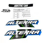 Arctic Cat Rebrand Decal Kit 7411-395, 2018 ALTERRA 700 XT EPS DYNAMIC GRAY