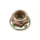 NUT, HEX FLG-NY LOCK 3/8-16 GR F Z&Y