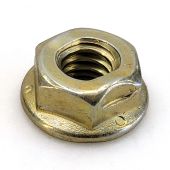 NUT,HEX FLG-TOP LOCK 1/4-20 GR F 
