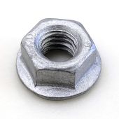 NUT,HEX-FLG M6X1.0 CL8 RIE SIL