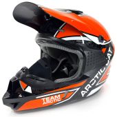 Arctic Cat, HELMET,BLEM SNOCROSS SNOPRO ORANGE L 5252-644