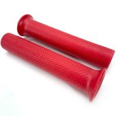 Arctic Cat, HANDLEBAR GRIP PAIR- RED 1639-812, 1980-2008 sleds w/ 7/8" bars