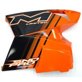 Arctic Cat, PANEL,SIDE-RH ORN/BLK DECALS 4718-014, M8 LTD