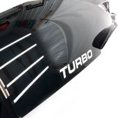 Arctic Cat, LH HOOD W/DECALS BLK 3718-157, 12 M F XF 1100 TURBO