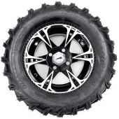 Arctic Cat, FRONT RIGHT BLACK MAGIC WHEEL W/26x10x14 TRAILFINDER TIRE 0541-052