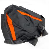 Arctic Cat, SEAT COVER ORANGE/BLACK 6706-605, 18 KING CAT