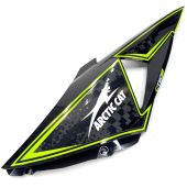 Arctic Cat, RH HOOD PANEL W/DECALS 7606-138, 2020 ZR 6000 8000 LTD