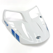 Arctic Cat, HOOD TWIN SPAR, 3718-276, WHITE W/DECALS, 2014 BEARCAT