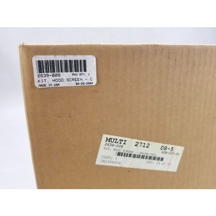 Arctic Cat, HOOD SCREEN KIT CHROME TRIPLE 2639-008, 99-02 600 ZRT