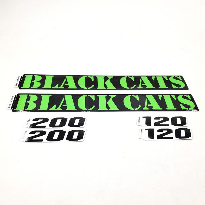 Arctic Cat HOOD, WHITE, BLACK CATS WRAP 5718-487, ZR 200, 120