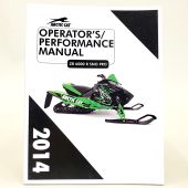 Arctic Cat, MANUAL, OPERATOR'S, PERFORMANCE 2259-874, 2014 ZR 6000 R Sno Pro, NEW