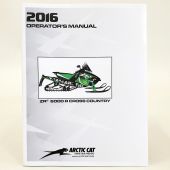 Arctic Cat, MANUAL, OPERATOR'S, PERFORMANCE 2260-826, 2016 ZR 6000 R CC, NEW