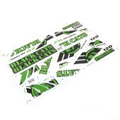 Arctic Cat, DECAL KIT BLACK CATS 7639-717, ZR 120 200