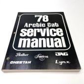 Arctic Cat, 1978 ARCTIC CAT SNOWMOBILE SERVICE MANUAL 0153-156