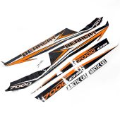 Arctic Cat, COMPLETE DECAL KIT, 2017 BEARCAT 7000 XT GS ORANGE