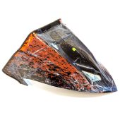 Arctic Cat, LOW WINDSHIELD ORANGE 5639-796, 12-17 ZR F XF M